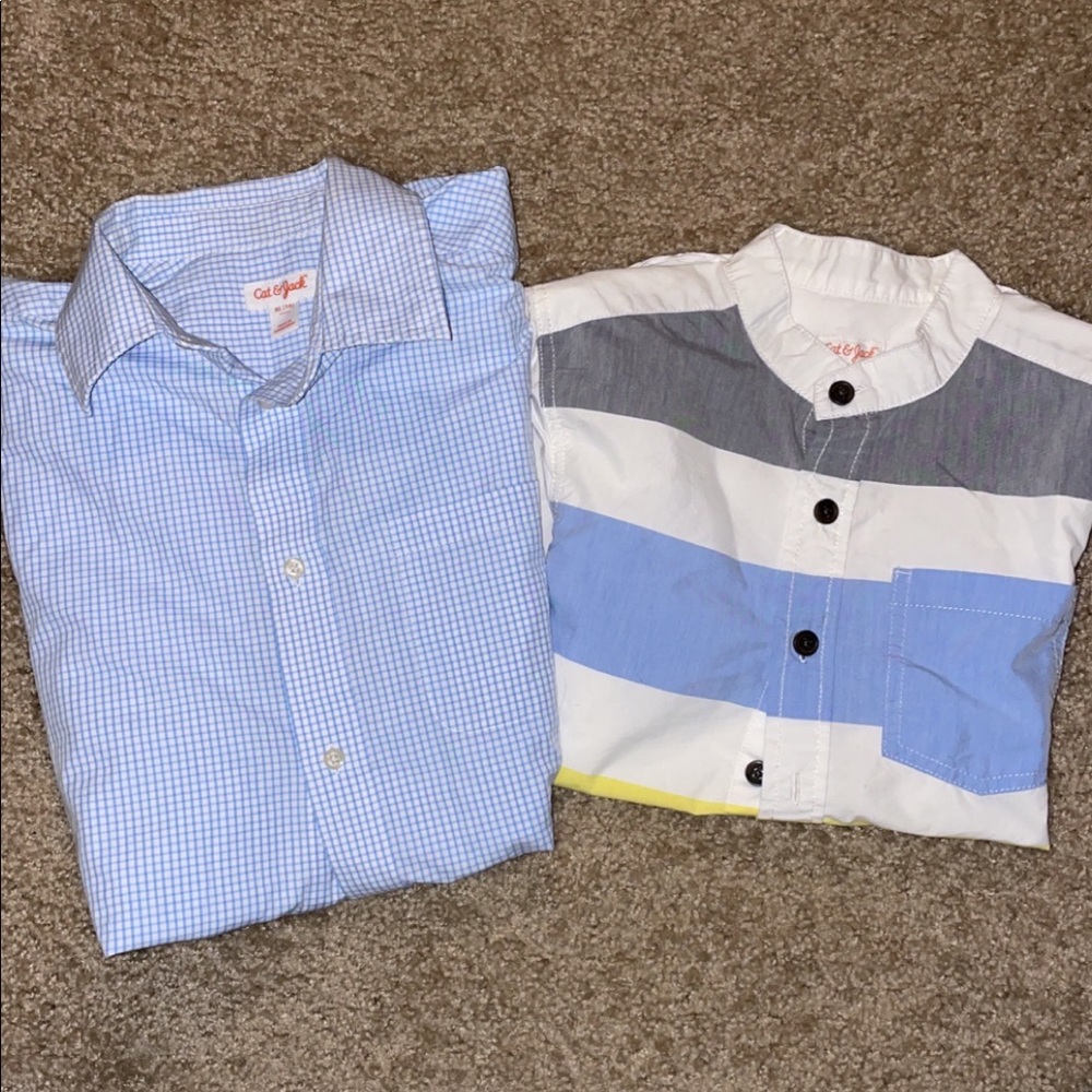 Short and long sleeve shirts